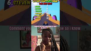 IF YOUR DAD’S NAME IS ON THIS LIST YOU’RE OUT#viralvideo #shorts#shortvideo#trending #trendingshorts