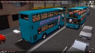Omsi 2 tour (744) Sydney bus 135 Warringah Mall - Manly - North Fort @  VDL DB250 澳洲 悉尼