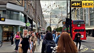 London Christmas Preparation - 2023 | London Autumn Walk [4K HDR]