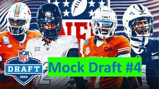 NFL 2025 Mock Draft #4 - Teams Winning in the Trenches