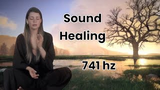Meditation Music Sound Healing Vishuddha Chakra 741 Hz | Shamanic Music