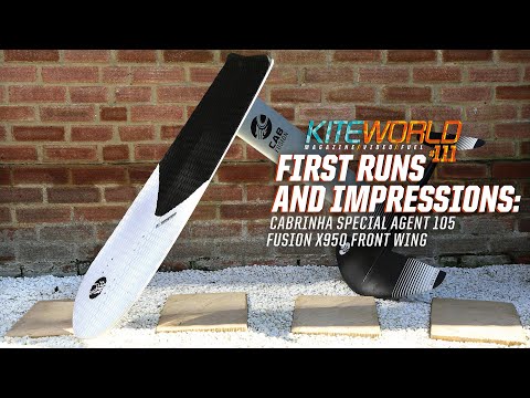 First Runs: Cabrinha Special Agent 105 and X950 front wing