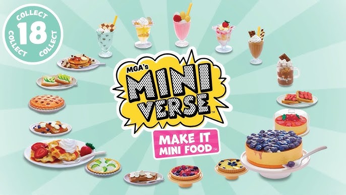 Let's take a look at Mini Food! MGA's MINI Verse Make it Mini Food