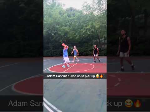 Adam Sandler pulled up to the courts 🔥😂