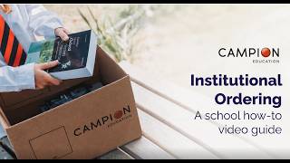 Campion Education - Institutional Ordering 2027