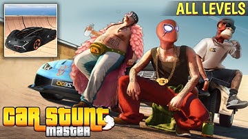 GT Car Stunt Master 3D Gameplay Android | All Levels Complete