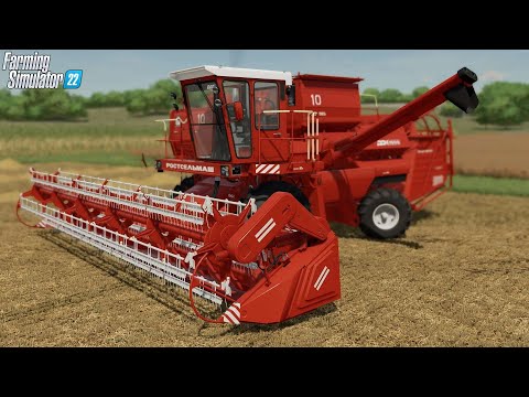 Видео: 🌾 Farming Simulator 22 🌾Карта "Бухалово"🌾ДОН-1500А, ЗИЛ-130 🌾 - Часть 2