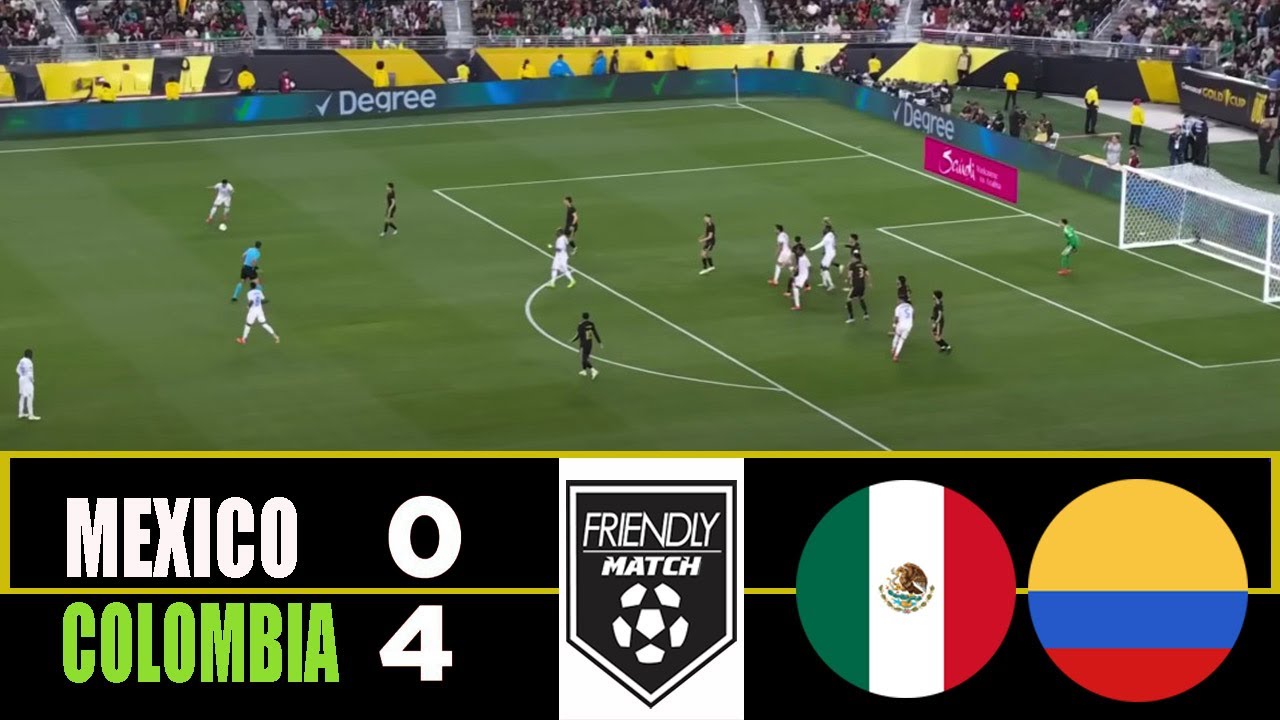 MEXICO vs COLOMBIA 0-4 | 2025 International Friendly | Match Highlights