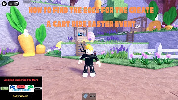 [EGG HUNT] Create a Cart Ride! How to find the Egg