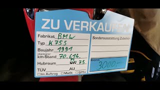 BMW K75S Buying Recommendation