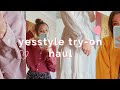 spent $400 on yesstyle (im poor now) 💰| Fashion Haul & Try-on