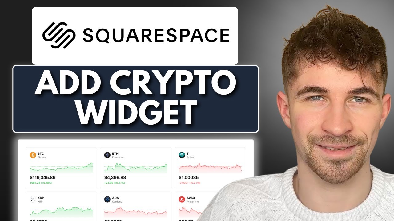 How to Add a Crypto Widget to Your Squarespace Website (2025)