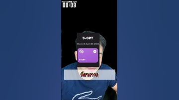 [13วิ] ฝั่งระบบ #chatgpt เข้าไปใน #iphone #ipad #macos ของเรา