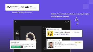 Add social proof sales popup on wix store | WiserNotify Social Proof App for Wix
