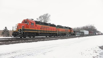 BNSF Geeps on the St. Cloud Local
