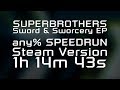 Superbrothers sword  sworcery ep speedrun any rta 11443