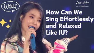 How Can We Sing Effortlessly and Relaxed Like IU 🎤🌟 | Voice Coach Reacts