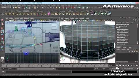 Episode1 Maya 3d modelling Helicopter Pt21