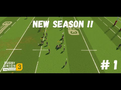 Rugby Union Team Manager 3 - Gameplay S01E01 - New Season ! But can we compete ?!?