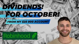 All My Dividend Income In October | $ 26,000 PORTFOLIO