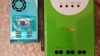 MPPT 60A Solar Charger Controller Techfine vs PowMr (size and internal comparison)