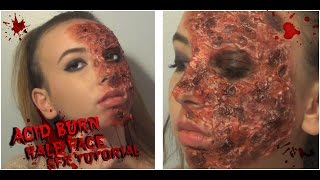 Acid Burn // Half Face SFX Make Tutorial!