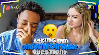 Asking My Boyfriend Uncomfortable Questions I Never Asked Him Before *Gets Intense*