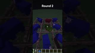 I play with the NPC Tic-Tac-Toe(Translate: GooGle, #minecraft).