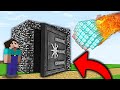 HOW TO ESCAPE IN A BEDROCK BUNKER AGAINST A DIAMOND METEORITE IN MINECRAFT ? 100% TROLLING TRAP !