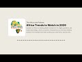 Africa Trends To Watch In 2026