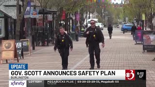 Governor announces action plan to address Burlington public safety challenges