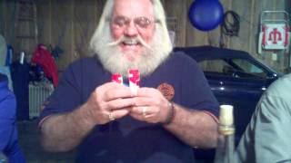 Santa tells a dirty joke