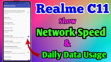How To Show Daily Data Usage In Realme C11 | Realme C11 Show Daily Data Usage