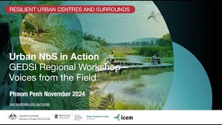 Urban NbS in Action, GEDSI Regional Workshop – Voices from the Field