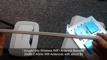 Long range outdoor antenna mod for TP-LINK WIFI router with 16dBi directional antenna