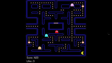 Pac-Man Clone (Made with SFML/C++)