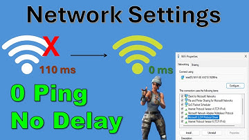 How to get better ping and zero lag in games with optimised Network Adapter Settings 2025.