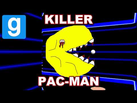 Running From The Killer Pac-man In Gmod!