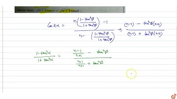 If  `alpha and beta` are positive. acute angles and  `cos 2alpha=(ncos 2 beta-1)/(n-cos2 beta