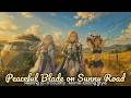 Peaceful Blade on Sunny Road 🌾 Healing Lo-fi Country | Calm Anime-Ending Style