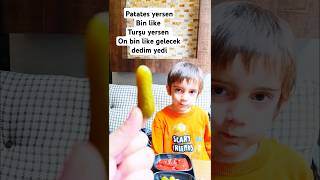 Patates Yersen Bin Like Turşu Yersen On Bin Like Gelecek Dedim Yedi