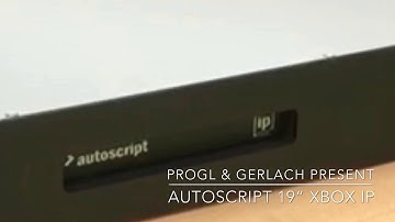 Autoscript 19“ XBOX IP BY P&G