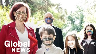 Coronavirus Ontario Family Gives Back With Lip-Reading Masks
