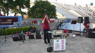 1041025八里陶笛烏克麗麗樂團十三行公益表演27阿爸的故鄉 周延