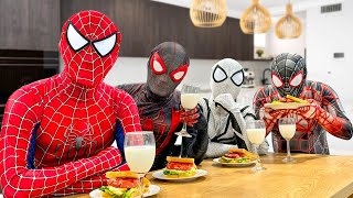 4 Spider-Man Bros Story || Hey Spider-man , Fighting Bad Guy , Swimming!!! ( Funy Action Real Life ) by Follow Me 89,836 views 2 weeks ago 15 minutes