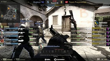 CS:GO - Team Preparation vs. Orgless [Inferno] - Pantamera CS:GO Challenge - Semifinal Map 2