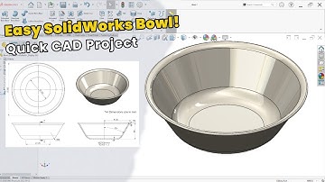 Learn SolidWorks Basics: Bowl Modeling Project