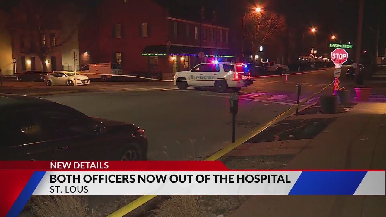 Two wounded St. Louis Police officers released from hospital following ...