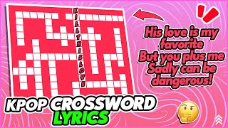 LYRICS EDITION #1 🎼 - KPOP CROSSWORD GAMES screenshot 2