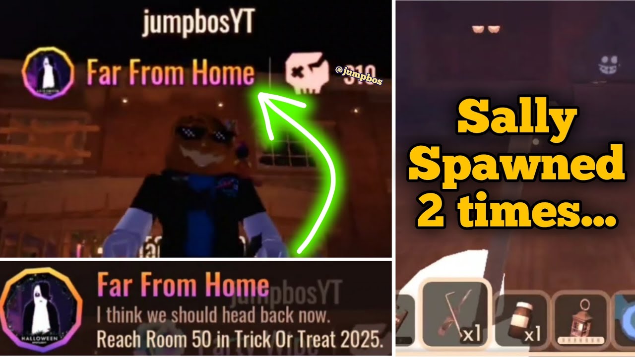 How to reach Room 50 in the Doors Trick or Treat Floor Roblox?